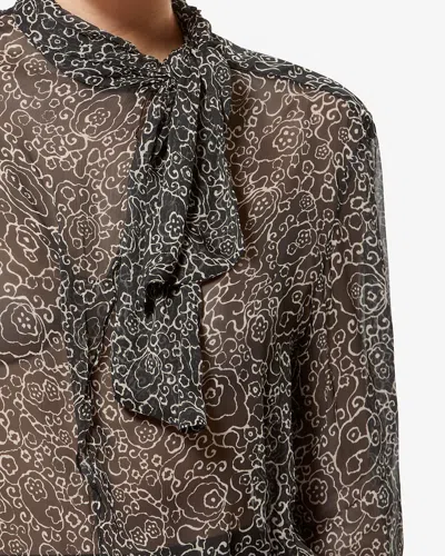 Isabel Marant Étoile Leona Top In Gray