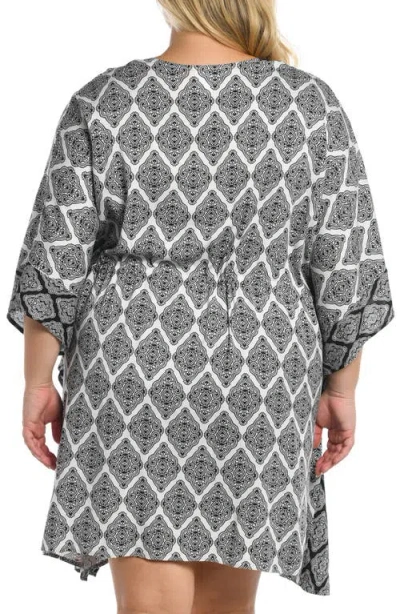 La Blanca Oasis Front Tie Cover-up In Multi