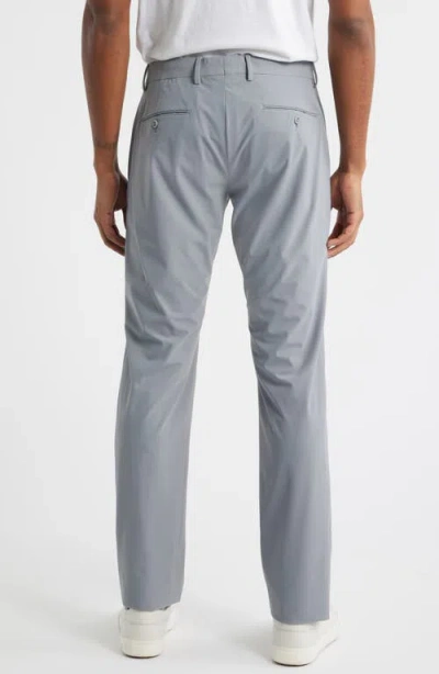Zanella Active Stretch Flat Front Pants In Gray