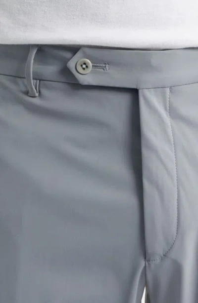 Zanella Active Stretch Flat Front Pants In Gray