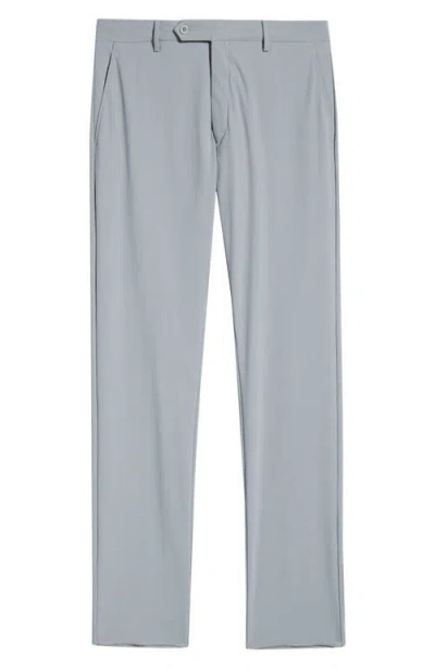 Zanella Active Stretch Flat Front Pants In Gray