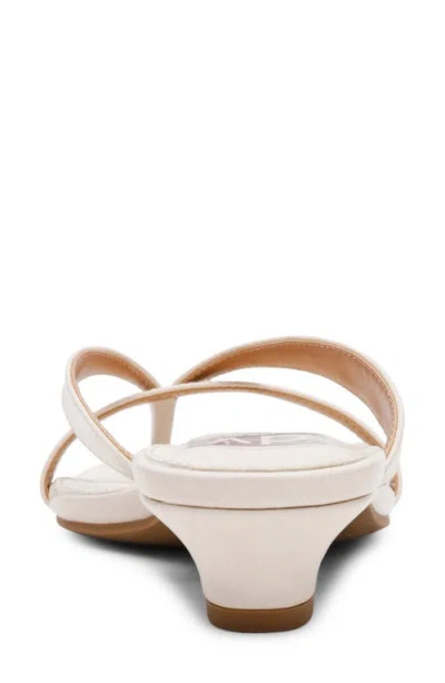 Dolce Vita Dv By  Bex Kitten Heel Sandal In White