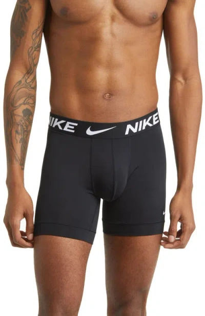 Nike 3-pack Dri-fit Essential Micro Boxer Briefs In Black