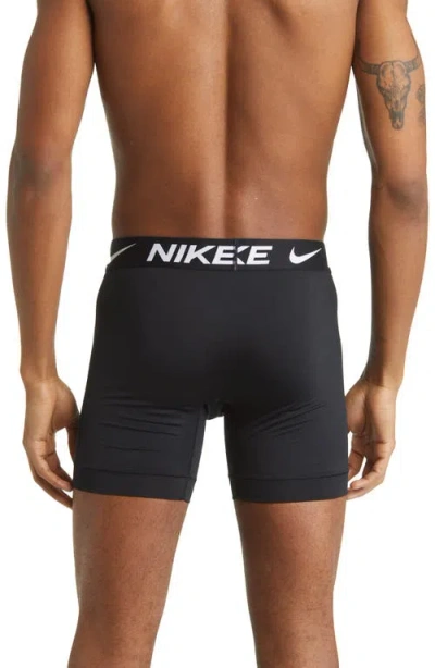 Nike 3-pack Dri-fit Essential Micro Boxer Briefs In Black