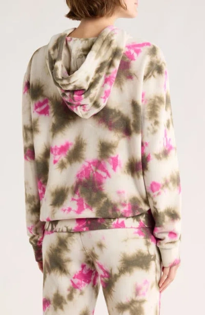 Maje Tie Dye Hoodie In Multi