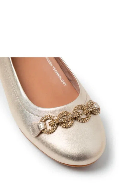 Fitflop Allegro Sparkle Ballet Flat In Silver