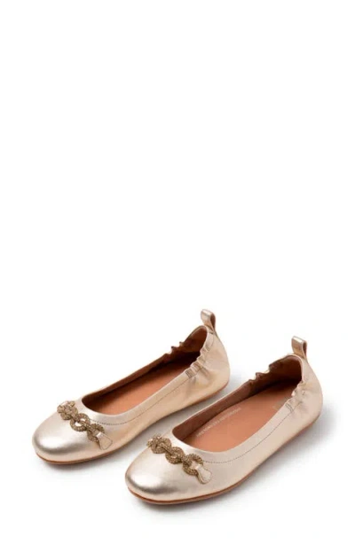 Fitflop Allegro Sparkle Ballet Flat In Silver