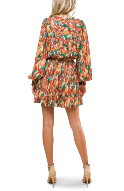 Flying Tomato Print Pleated Romper In Multi
