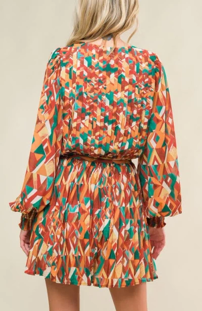 Flying Tomato Print Pleated Romper In Multi