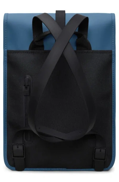 Rains Mini Waterproof Backpack In Blue