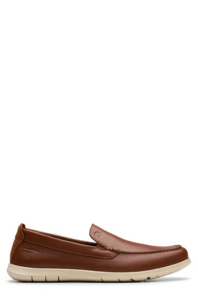 Clarks Flexway Step Slipon In Brown