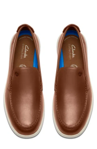 Clarks Flexway Step Slipon In Brown