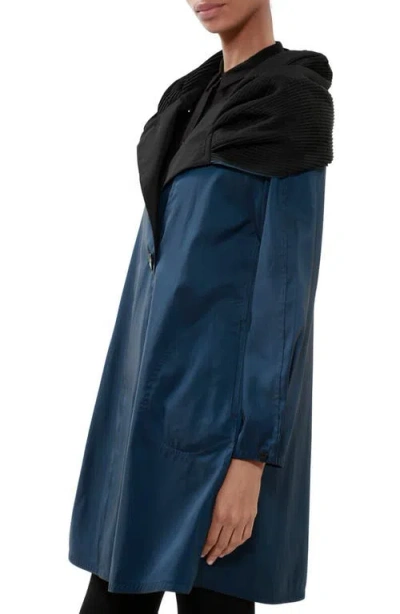 Mycra Pac Donatella Reversible Hooded Raincoat In Black