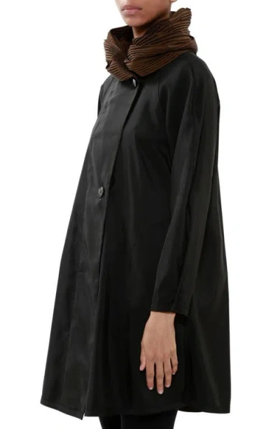Mycra Pac Donatella Reversible Hooded Raincoat In Brown