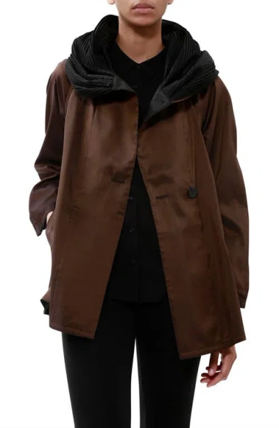 Mycra Pac Mini Donatella Reversible Hooded Raincoat In Multi