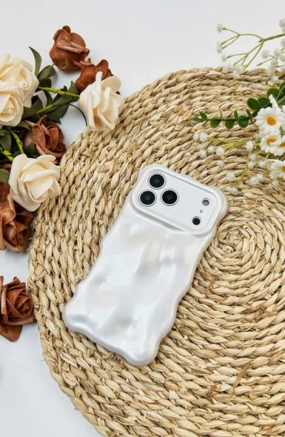 Auramma Cushioned Iphone 15 Pro Max Case In White