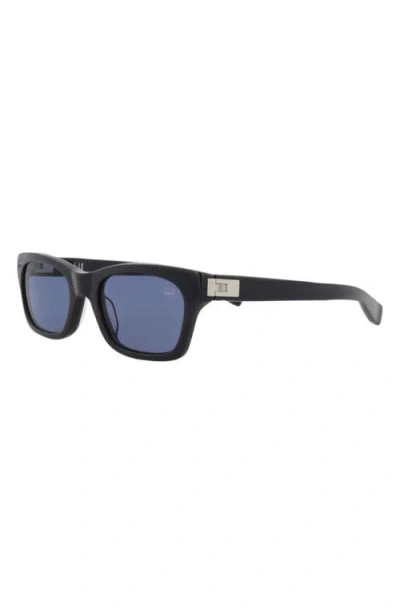 Dunhill 53mm Rectangular Sunglasses In Black