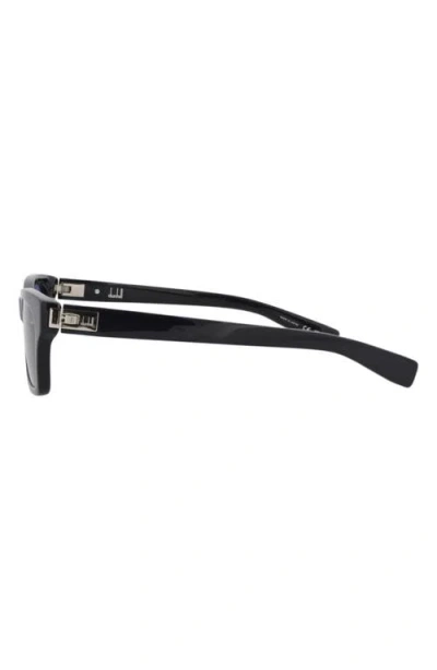 Dunhill 53mm Rectangular Sunglasses In Black