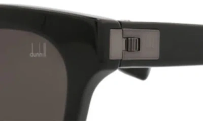 Dunhill 53mm Rectangular Sunglasses In Black