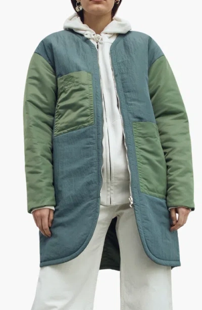 Caalo Reversible Down Coat In Multi