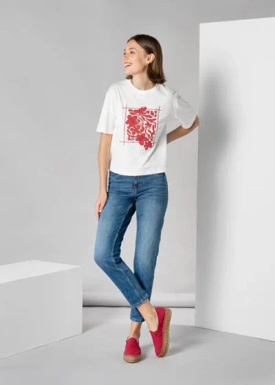 Viscata Castell Canvas Espadrille Platforms In Red