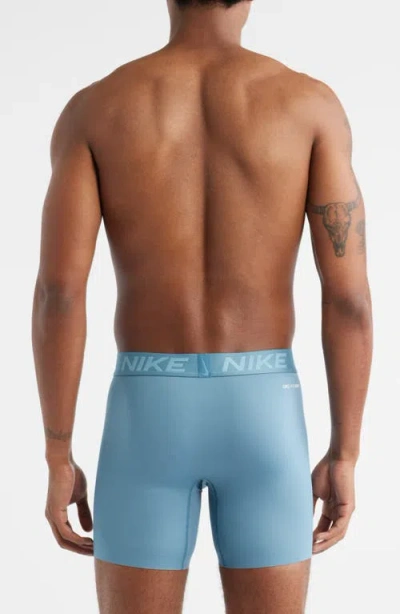 Nike Elite Micro Boxer Briefs In Blue
