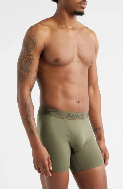 Nike Elite Micro Boxer Briefs In Green