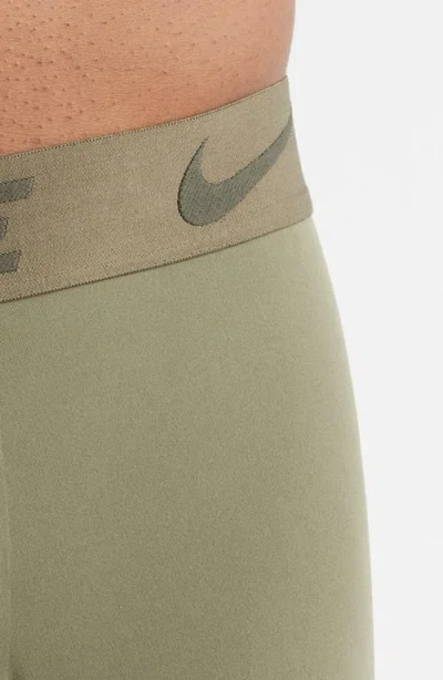 Nike Elite Micro Boxer Briefs In Green