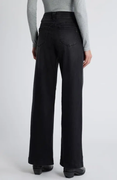 Wit & Wisdom Sam 'ab'solution High Waist Wide Leg Jeans In Animal Print