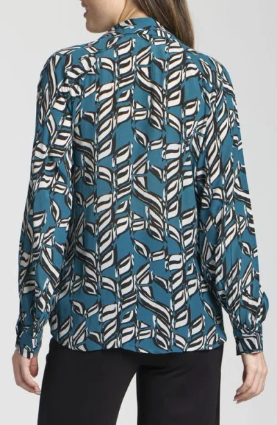 Apny Long Sleeve Shirt In Blue