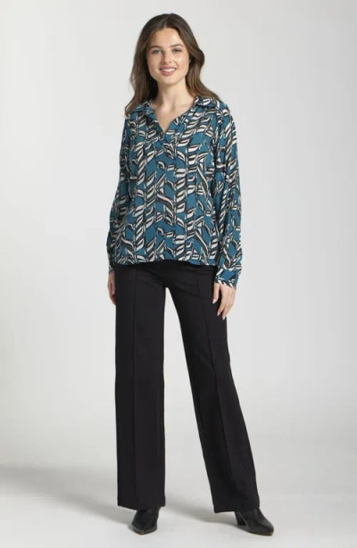 Apny Long Sleeve Shirt In Blue