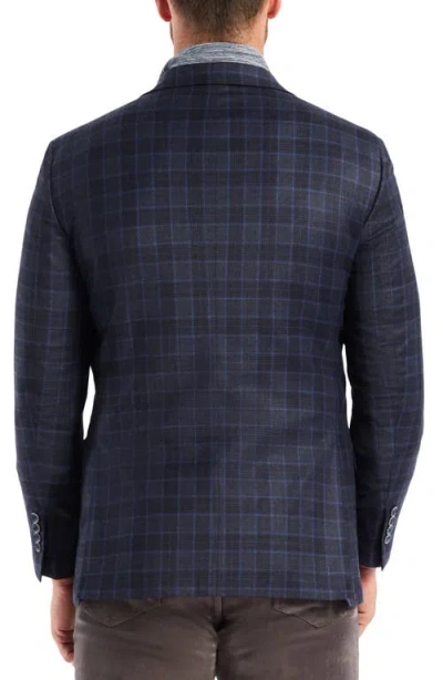 Robert Graham Kipton Windowpane Plaid Wool Blend Sport Coat In Multi