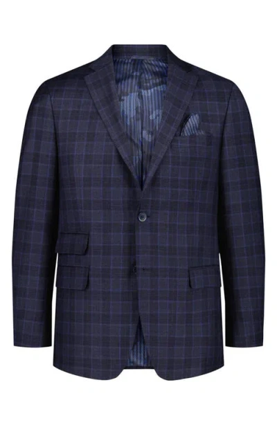 Robert Graham Kipton Windowpane Plaid Wool Blend Sport Coat In Multi