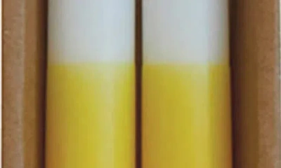 Creative Co-op 2-pack Ombré Taper Candles In Multi