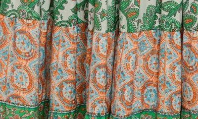 Ramy Brook Dorotha Mixed Print Maxi Skirt In Multi