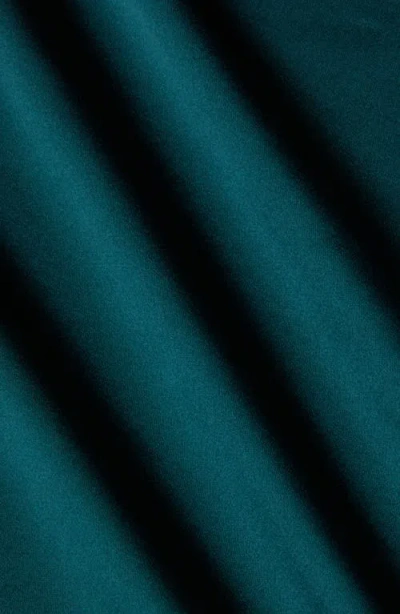 L'agence Charmaine Spaghetti Strap Silk Gown In Multi