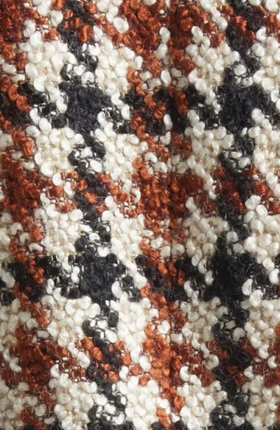 L'agence Marie Houndstooth Double Breasted Blazer In Multi