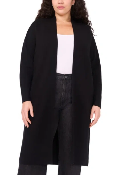 Halogenr Halogen(r) Open Front Longline Cardigan In Black