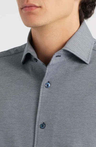 Bugatchi Devon Ooohcotton® Button-up Shirt In Blue