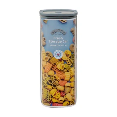 Kilner Fresh Storage Square Jar, Borosilicate Glass Food Container In Transparent