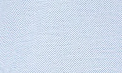 7 Diamonds Ember Herringbone Quarter Zip Sweatshirt In Blue