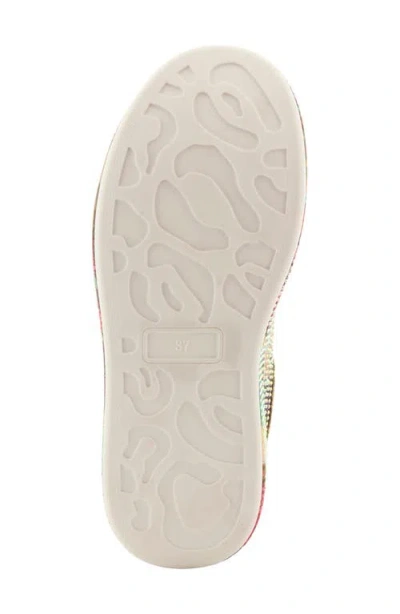 Azura By Spring Step Crystalushus Embellished Platform Sneaker In Multi
