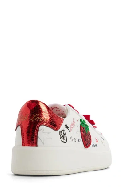 Aldo Love Platform Sneaker In White