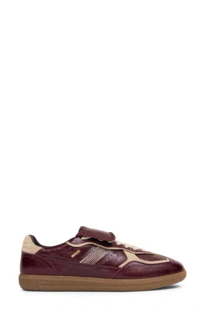 Alohas Tb.490 Club Patent Deep Burgundy Leather Sneakers In Brown