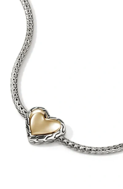 John Hardy Essential Heart Bracelet In Silver