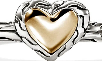 John Hardy Essentials Heart Ring In Silver