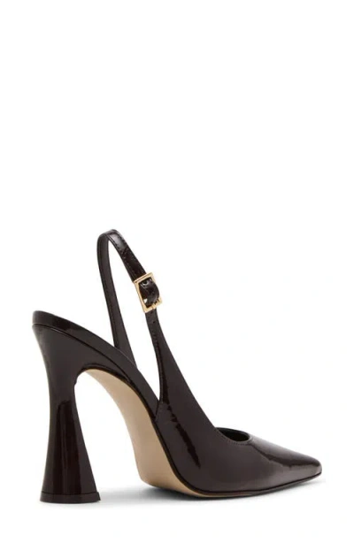 Steve Madden Blare Slingback Pointed Toe Pump In Brown