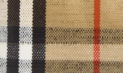 Burberry Highlands Check Coated Canvas Sling Bag In Multi