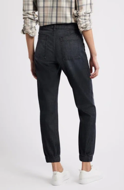 Frank & Eileen Utility Denim Joggers In Black