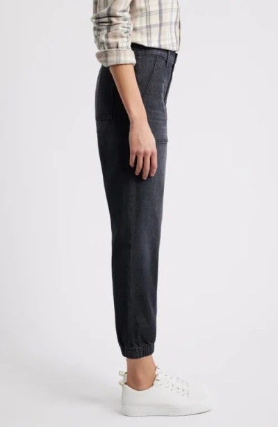 Frank & Eileen Utility Denim Joggers In Black